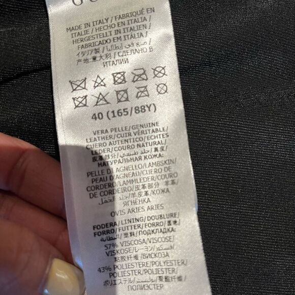 Ladies Gucci leather jacket - Picture 6 of 12